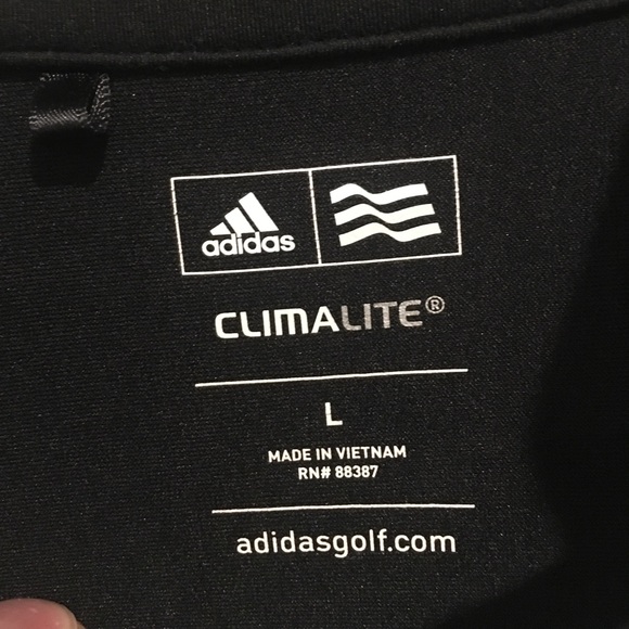 Adidas Gold 1/4 Zip Pullover - Picture 4 of 4